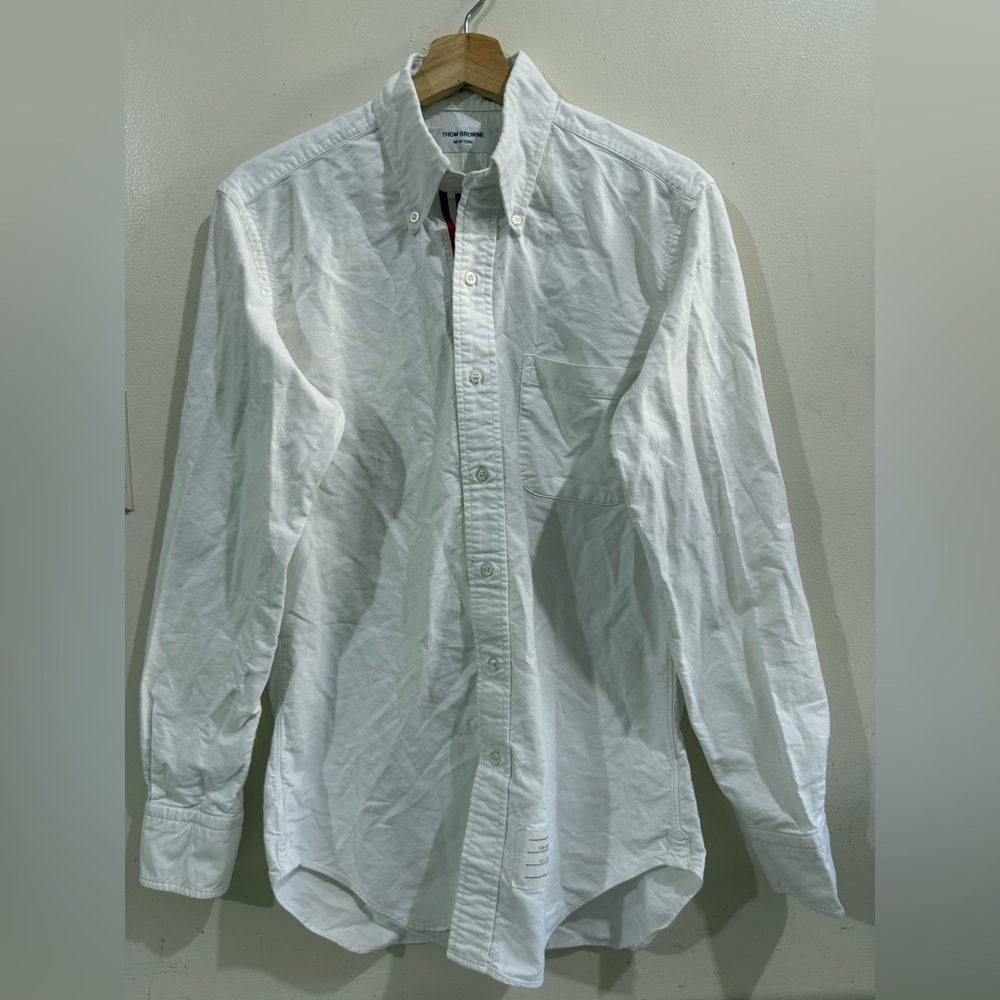 Thom Browne Classic White Button-Down Shirt